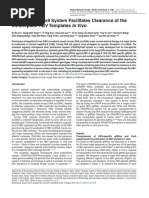 The CRISPRCas9 System Facilitates Clearance of The Intrahepatic HBV Templates in Vivo