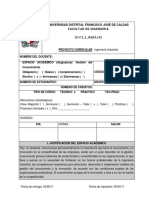 Syllabus - ELECTIVA Gestion Del Conocimiento