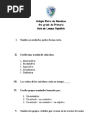 6to de Primaria Práctica Final de Lengua Española