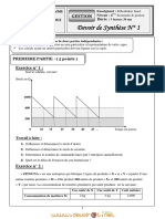 Devoir de Synthèse N°1 - Gestion - Bac Economie & Gestion (2010-2011) MR Benboubaker Imed