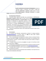 ETE Integrado 2021 Edital de Sele o PDF