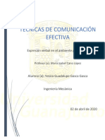 Técnicas de Comunicación Efectiva