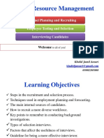 Personnel Planning and Recruiting, Employee Testing and Selection, Interviewing Candidates