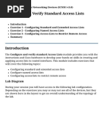 Configure and Verify Standard Access Lists: Interconnecting Cisco Networking Devices (ICND1 v3.0)