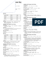 Progress Tes Answer Key: Modules 3&4 Progress Test 2B Key Modules 1&2 Progress Test 1A Key