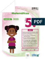 Cuadernillo Matematicas 5 1 PDF