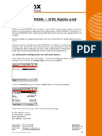 Geomax Zgp800 - RTK Radio and Base Setup