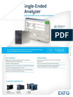 FTB-5700 Single-Ended Dispersion Analyzer: Automated CD and PMD Measurements in A Single Module