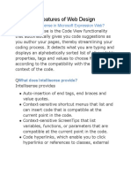 Advanced Features of Web Design PDF