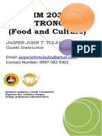 Module in Gastronomy