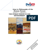 Introduction To Philosophy of The Human Person