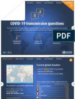 COVID-19 Transmission Questions: Faecal-Oral Transmission? Asymptomatic Transmission Children & Transmission