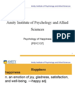 Psychology of Happiness - Module 1