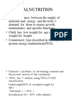 MALNUTRITION Lecture For Mls