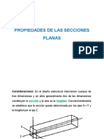 Presentación 4 PROPIEDADES DE LAS SECCIONES PLANAS