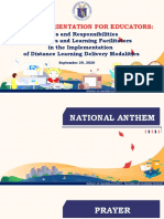 National Orientation For Educators