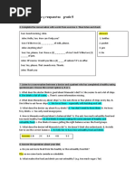 Guia # 2 Ingles 9TH Grade 4TH T PDF