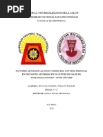 "Año de La Universalizacion de La Salud" Universidad Nacional San Luis Gonzaga