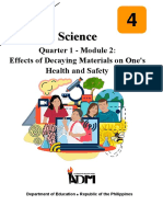 Science: Quarter 1 - Module 2: Effects of Decaying Materials On One's Health and Safety