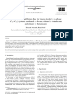 Liquid-Liquid Equilibrium Data For Binary Alcohol (C - C) Systems: Methanol and Ethanol