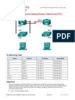 CCNA Selecting Provisioning and Cabling Routers Switches and PCs