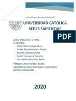 Casos Prácticos Impuesto A La Renta