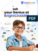 Unleash Your Genius At: Brightchamps