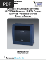 KX-TDE 600 Product Catalog