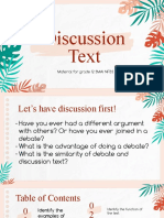 Discussion Text: Material For Grade 12 SMAI NFBS