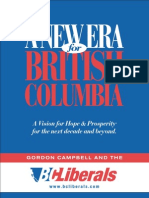 BC Liberal 2001 Platform Complete