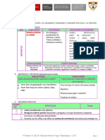 SESION 13 Mat. Comparamos y Ordenamos Fracciones