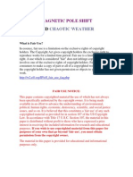 Magnetic Pole Shift and Chaotic Weather