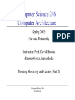 Computer Science 246 Computer Architecture: Si 2009 Spring 2009 Harvard University