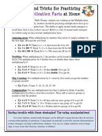 Tips and Tricks For Practicing Multiplication Facts at Home