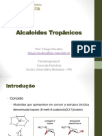 11 - Alcaloides Tropânicos