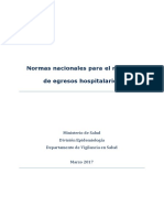 Normas - Egresos - Hospitalarios - 1º Version - 2017