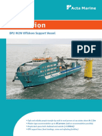 Acta Orion: DP2 W2W Offshore Support Vessel