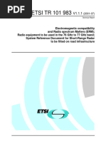 ETSI TR 101 983: Technical Report