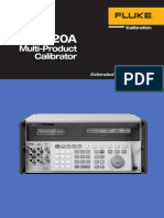 Multi-Product Calibrator: Extended Specifications