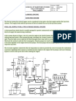 School of Maritime Studies Vels University Thalambur The Fuel Oil System For A Diesel Engine Internal Combustion Engine Procedure