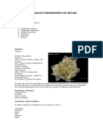 Minerales Formadores de Roca