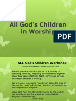 All God's Children in Worship