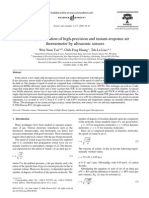 New Implementation of High-Precision and Instant-Response Air Thermometer by Ultrasonic Sensors