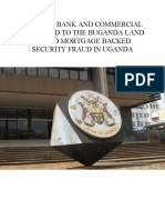 Mortgage Backed Securities Fraud by The Buganda Land Board