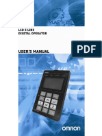 User'S Manual: LCD 5 Line Digital Operator