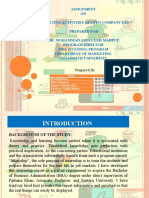 Assignment ON "Marketing Activities of Oppo Company LTD." Prepared For Dr. Mohammad Abdullah Mahfuz Program Director Mba (Evening) Program Department of Marketing Jagannath University