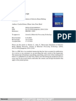 Korner - Mesoscopic Simulation o Selective Beam Melting Processes