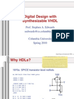 Digital Design With Synthesizable VHDL