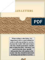 SALES - LETTERS-1 For Students