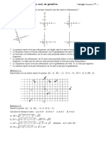 Geometrie Analytique II Corrige